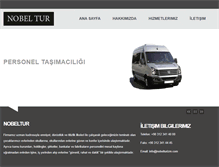Tablet Screenshot of nobelturizm.com